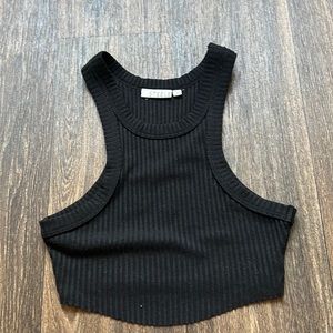Steele Black Crop Top